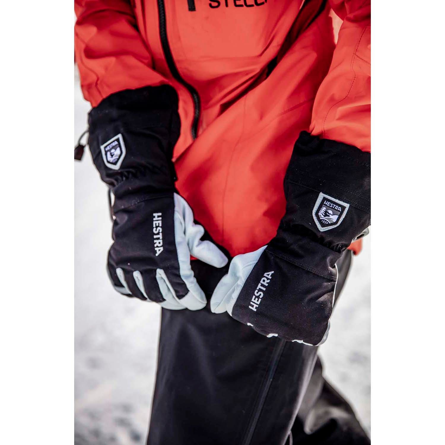 Hestra Army Leather Heli Ski 5-Finger