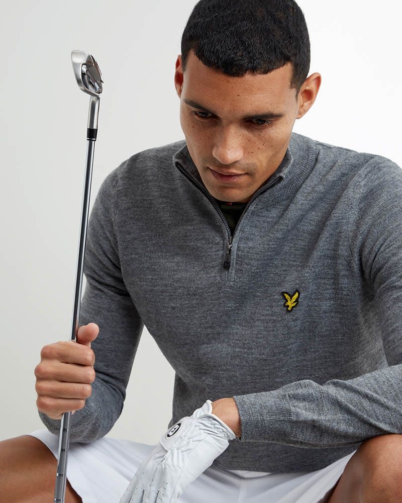 Lyle & Scott GOLF QUARTER ZIP PULLOVER