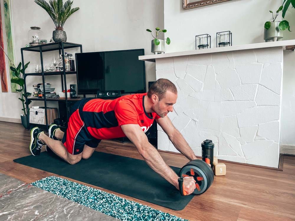 Pure 2 Improve 2 in 1 Ab Wheel/Kettlebell