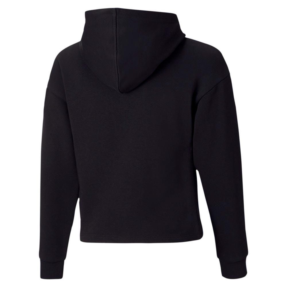 PUMA Essentials Logo Cropped Hoodie Junior