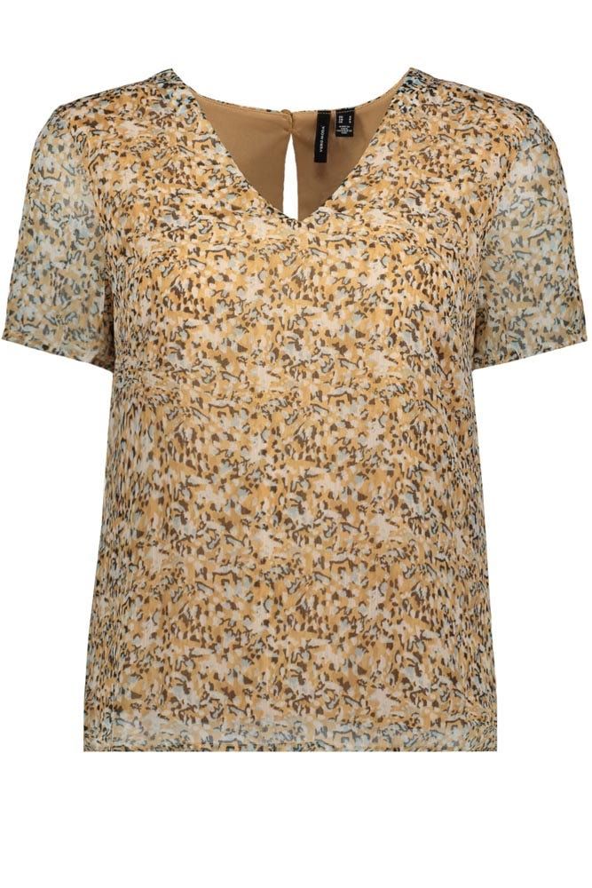 Vero Moda VMKAY SS TOP WVN RPT GA