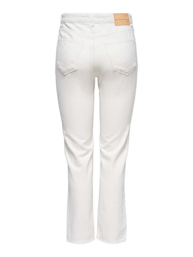 ONLY Ripped High-Waist Jeans