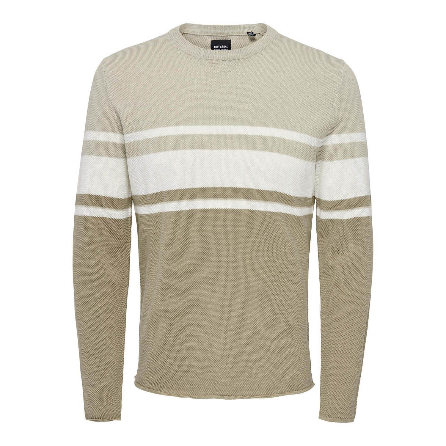 ONLY & Sons Niguel Reg 12 Block Crew Knit