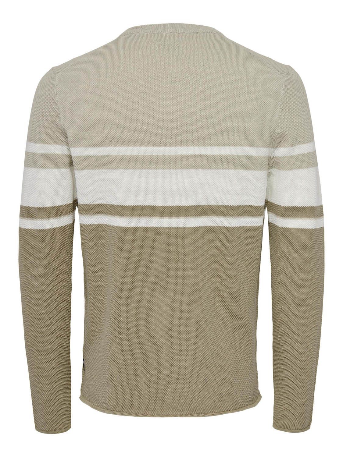 ONLY & Sons Niguel Reg 12 Block Crew Knit