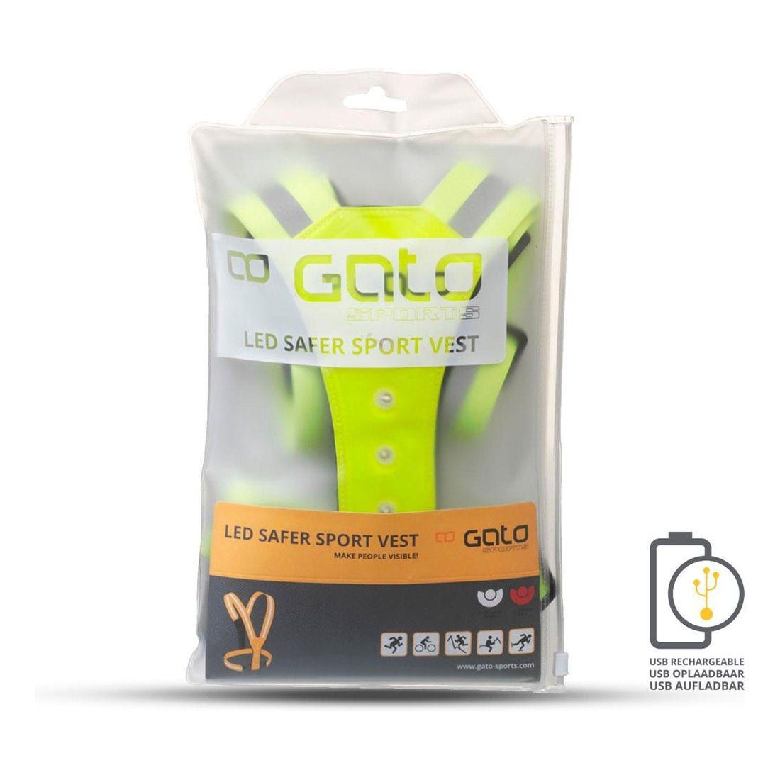 Gato Safer Sport LED Vest USB