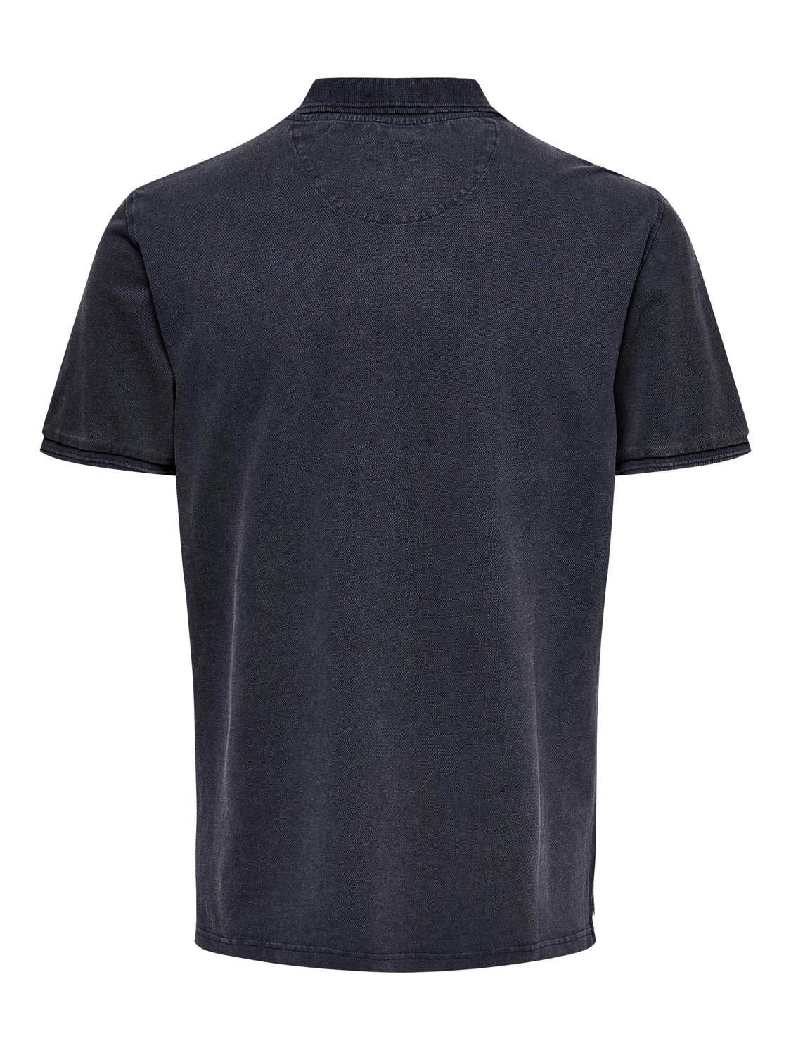 ONLY & Sons Travis Slim Washed Polo