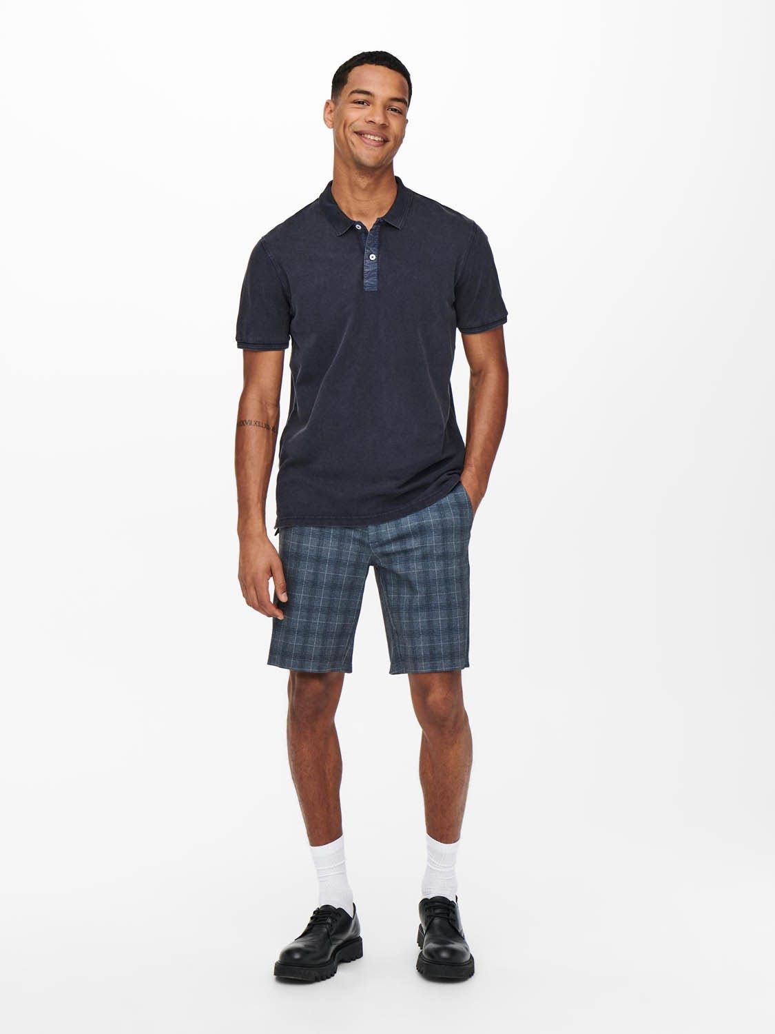 ONLY & Sons Travis Slim Washed Polo