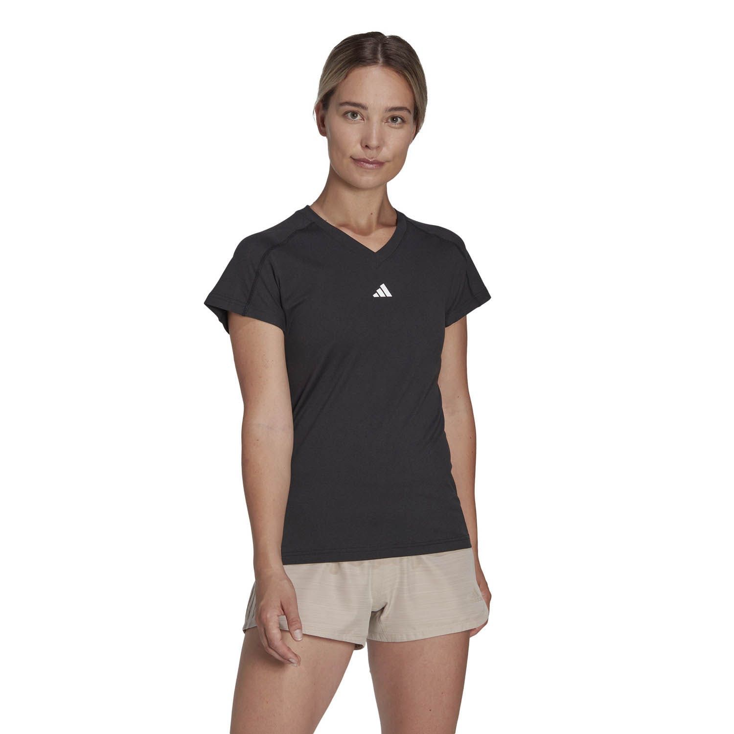 adidas AEROREADY Train Essentials Minimal Branding V-hals T-shirt