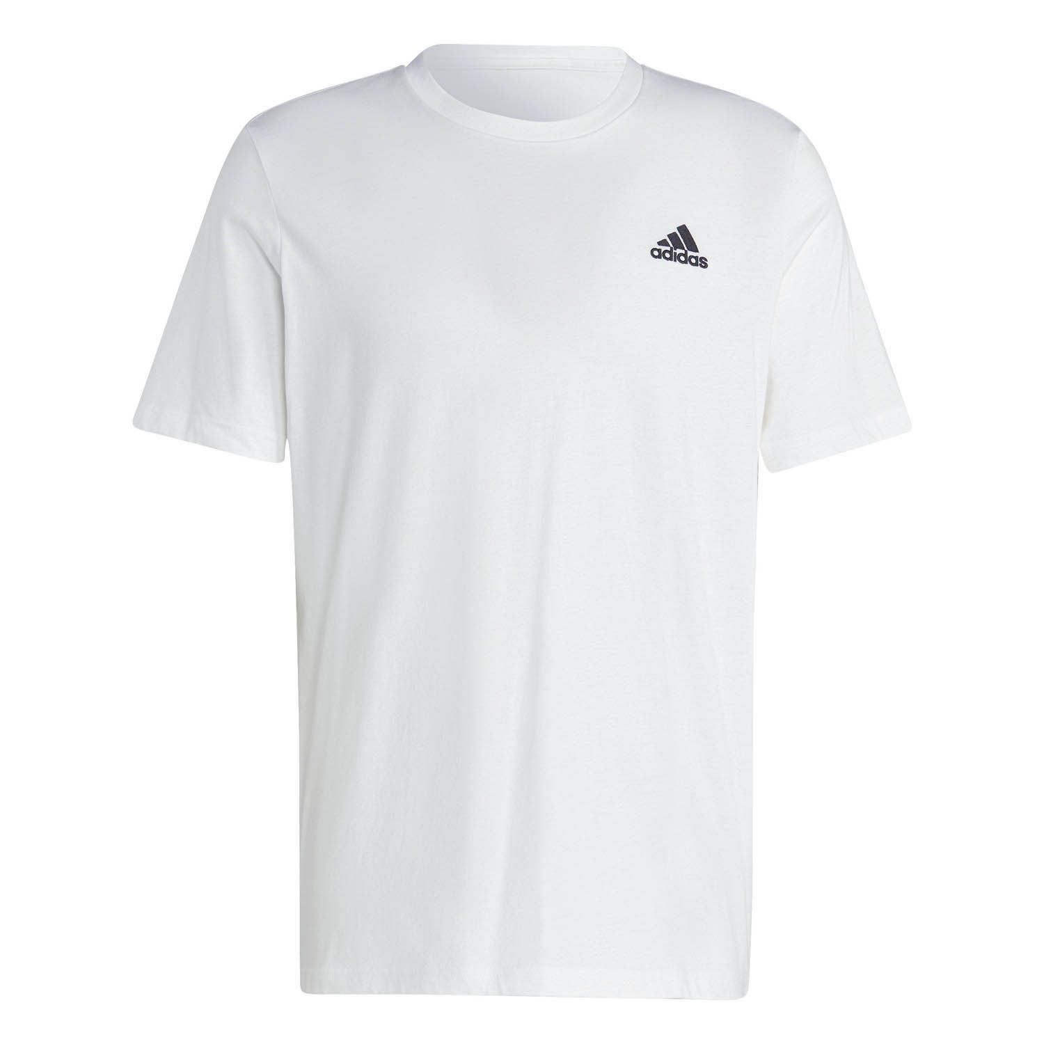 adidas Essentials Single Jersey Geborduurd Small Logo T-shirt
