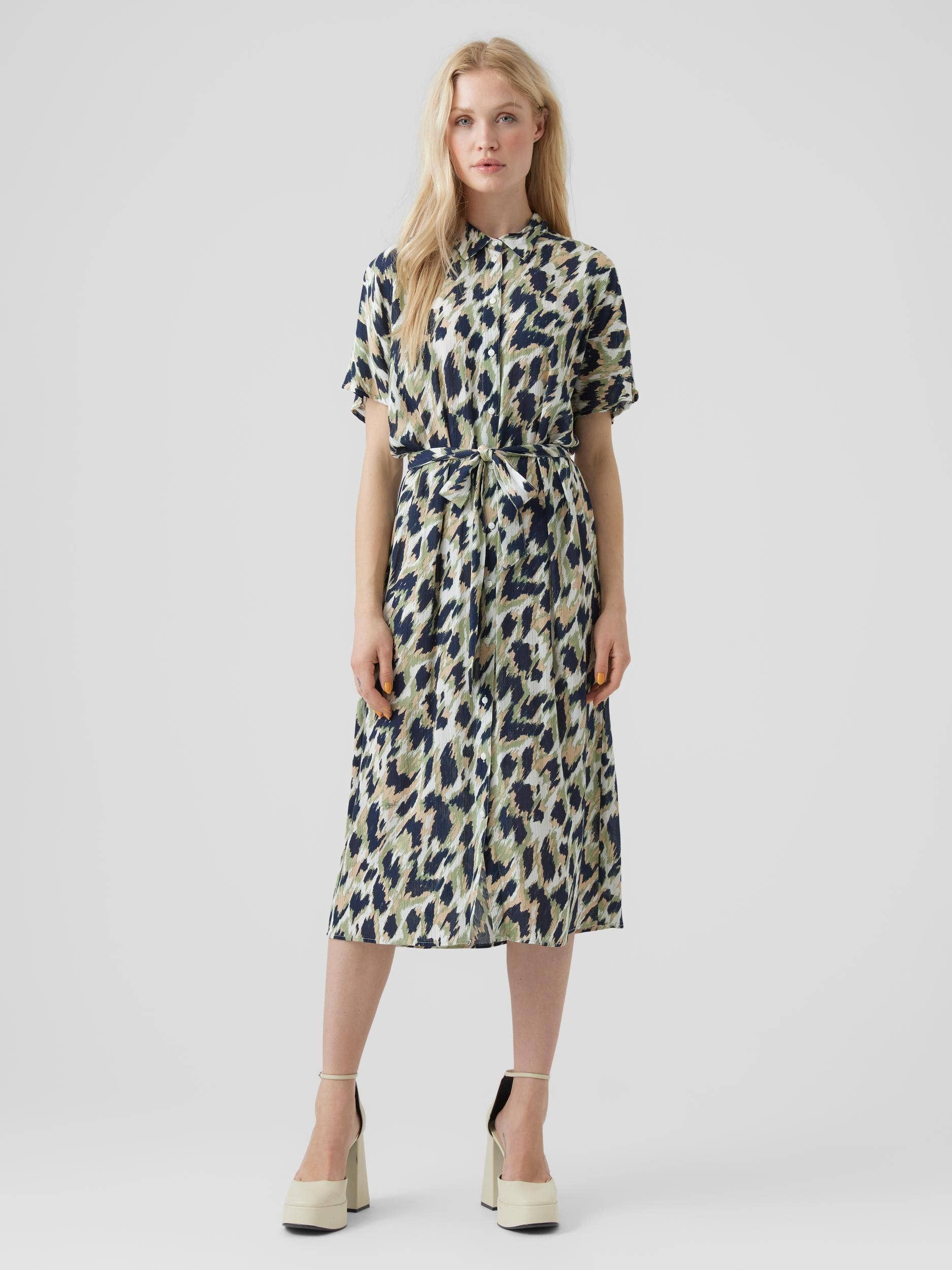 Vero Moda Menny Calf Shirt Dress