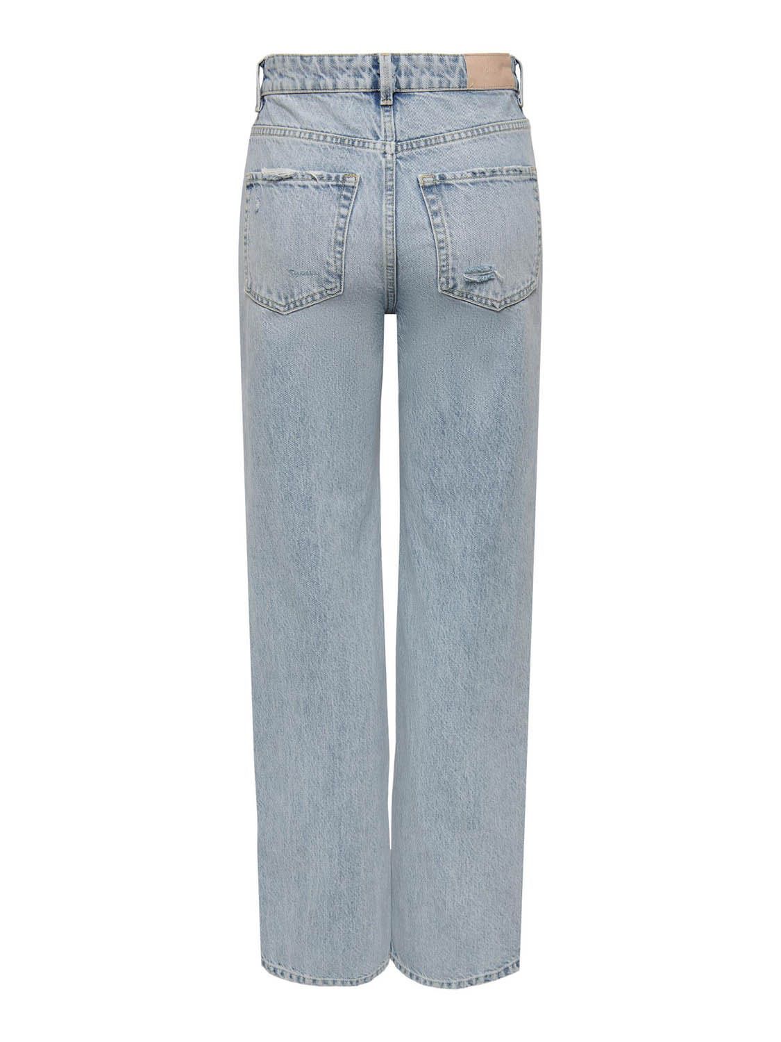 ONLY Astrid High Waist Wide Split Denim