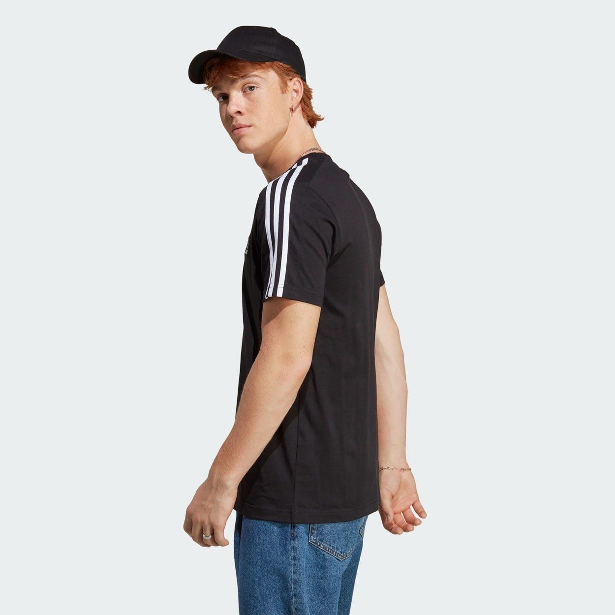 adidas Essentials Single Jersey 3-Stripes T-shirt