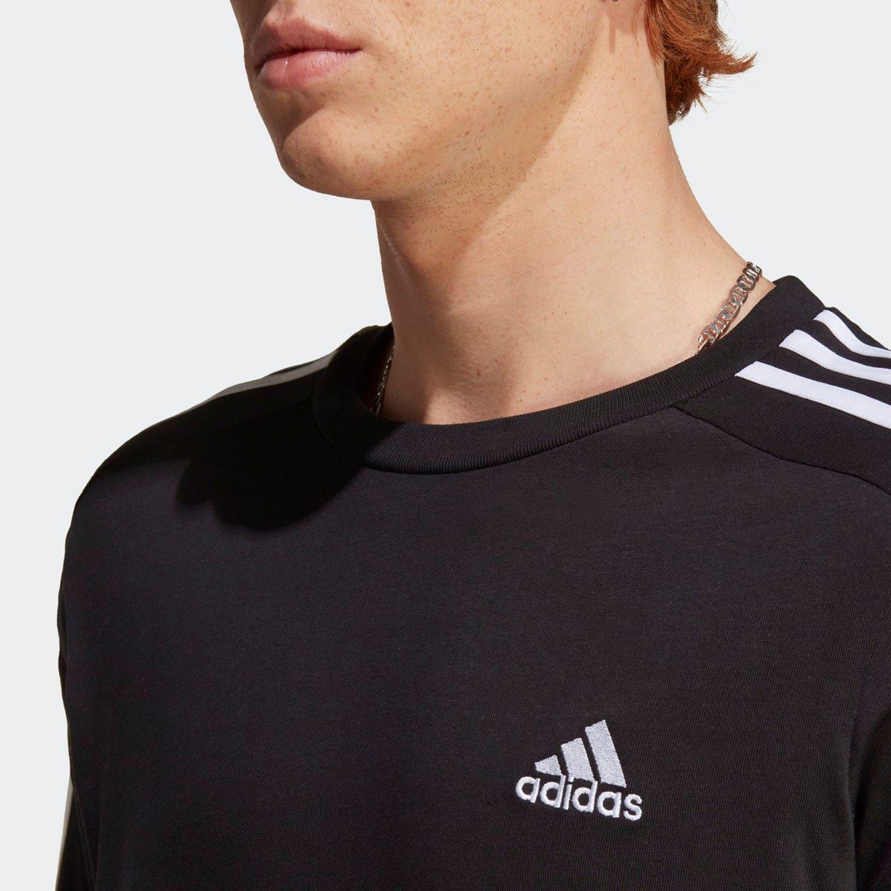 adidas Essentials Single Jersey 3-Stripes T-shirt