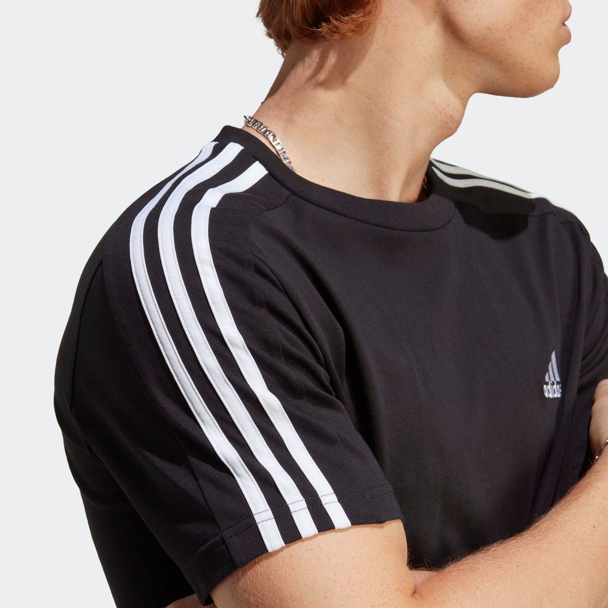 adidas Essentials Single Jersey 3-Stripes T-shirt