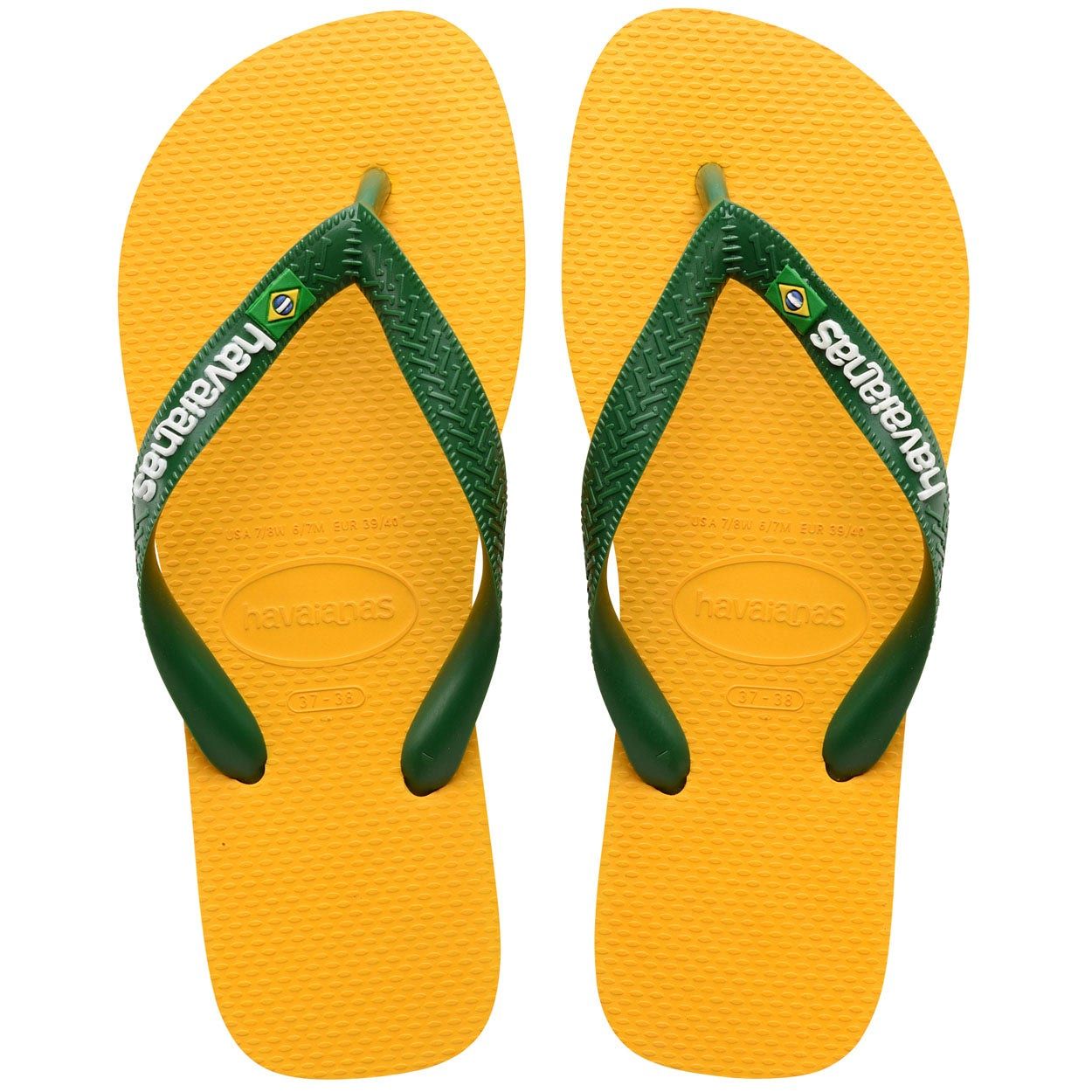 Havaianas Brasil Logo Flip Flops Kids