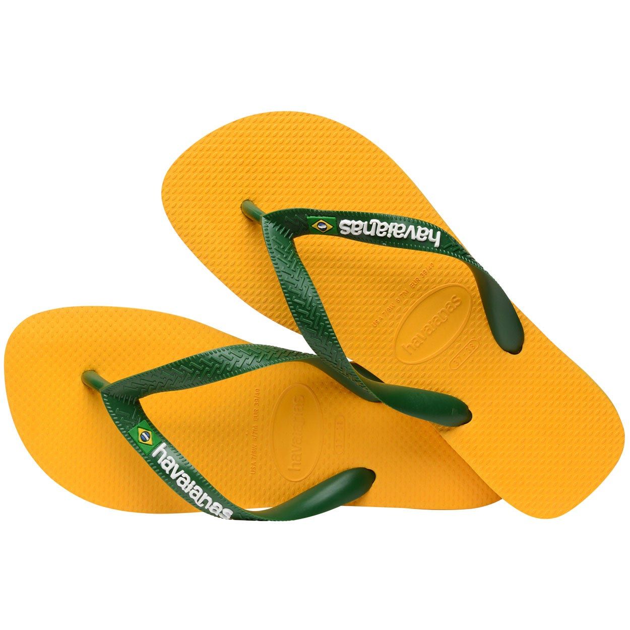 Havaianas Brasil Logo Flip Flops Kids