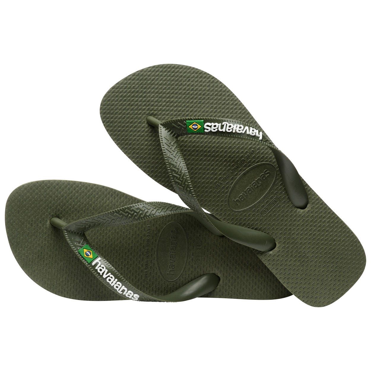 Havaianas Brasil Logo Flip Flops