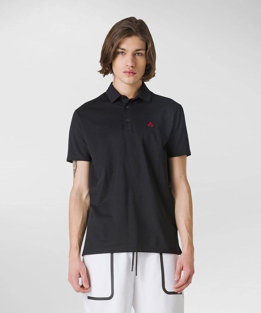Peuterey Comfortable Cotton And Silk Polo Shirt