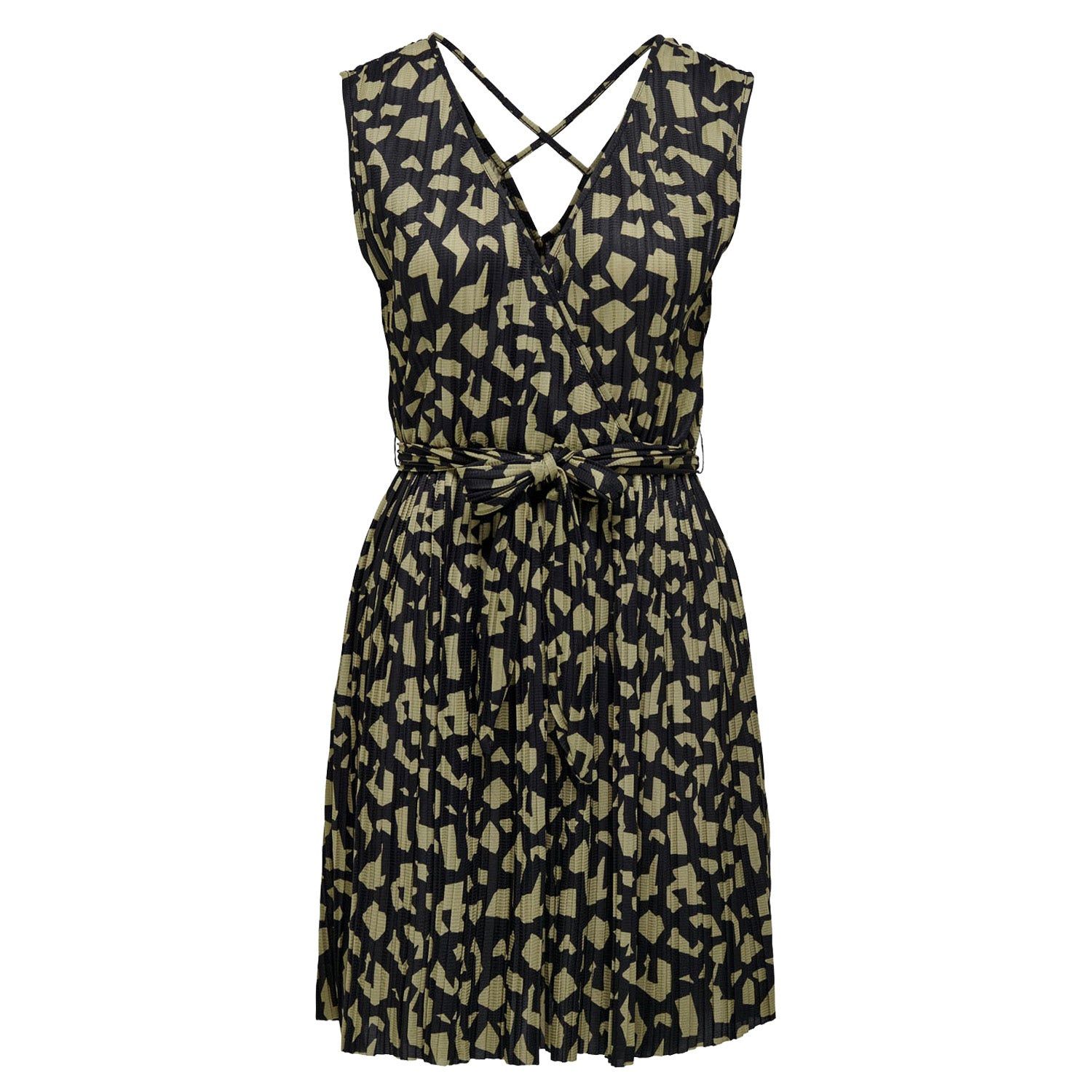 ONLY Regular fit v-hals korte jurk 