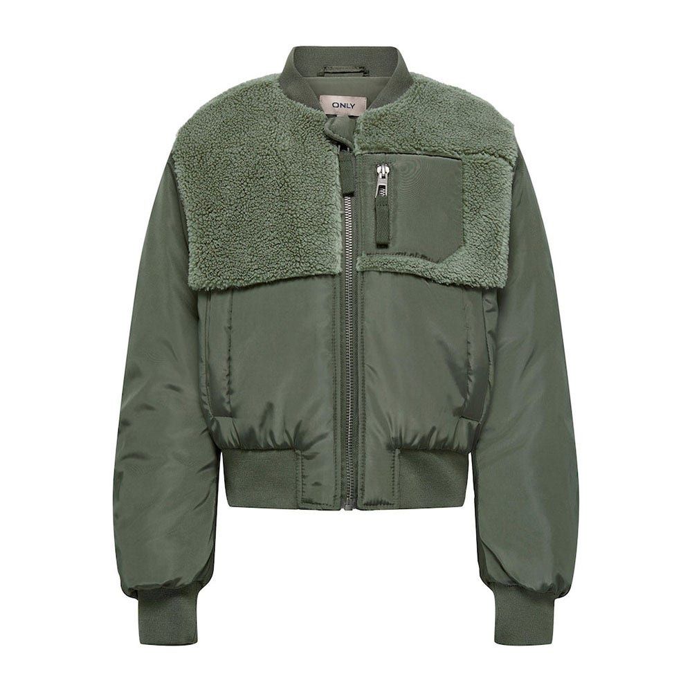 ONLY Kids Emmy Nylon Fleece Mix Bomber
