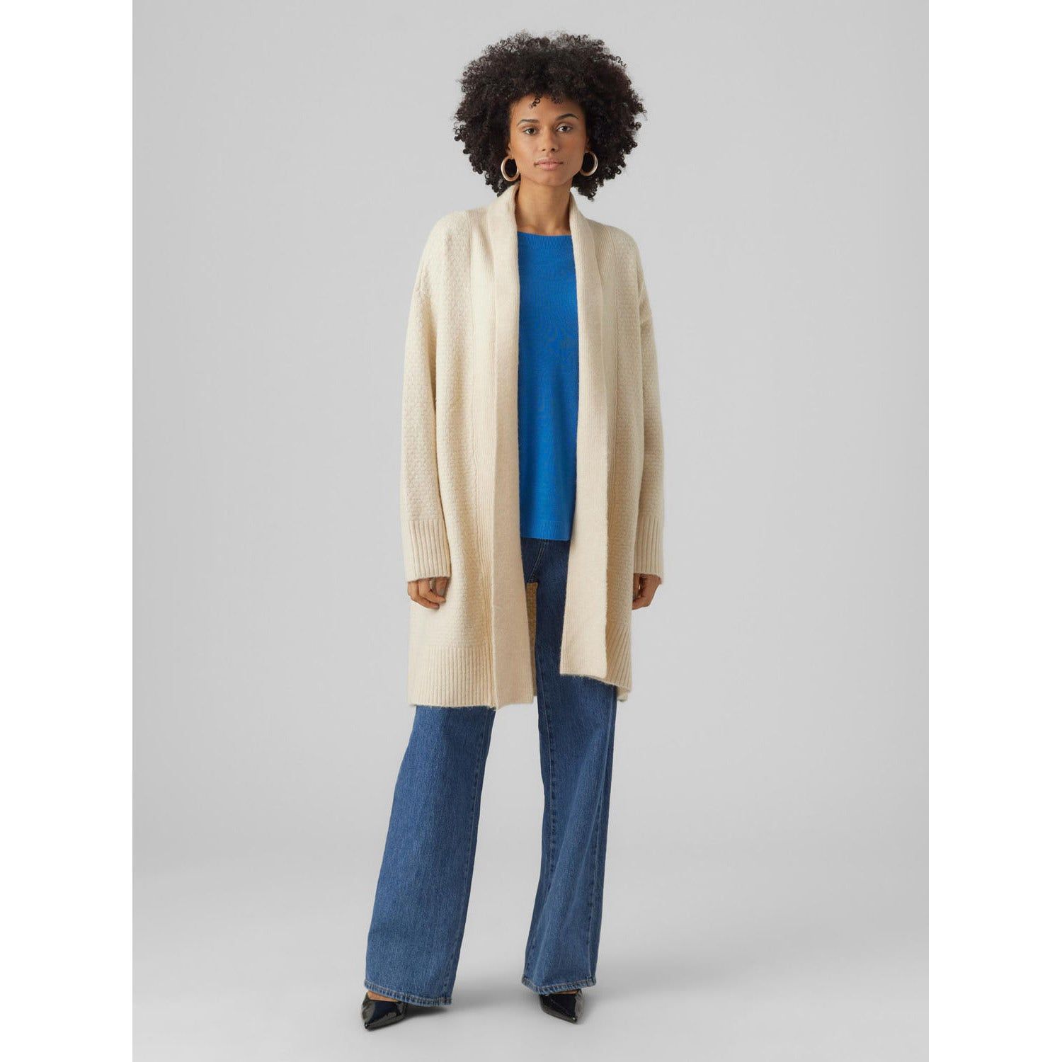 Vero Moda Heidi Shawlnk Open Cardigan 