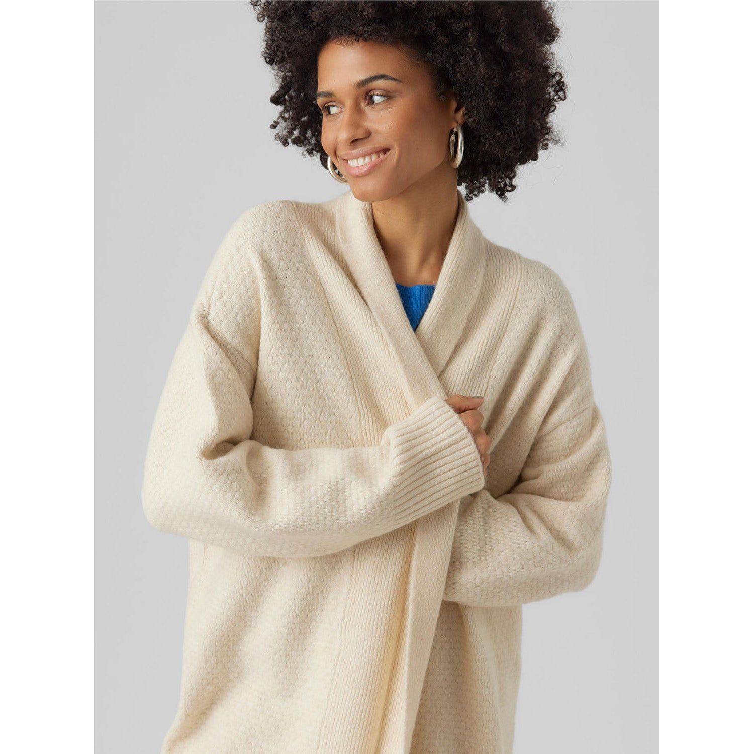 Vero Moda Heidi Shawlnk Open Cardigan 