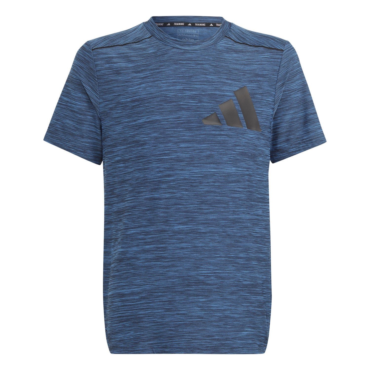 adidas Junior Boys Training Aeroready Heather Tee