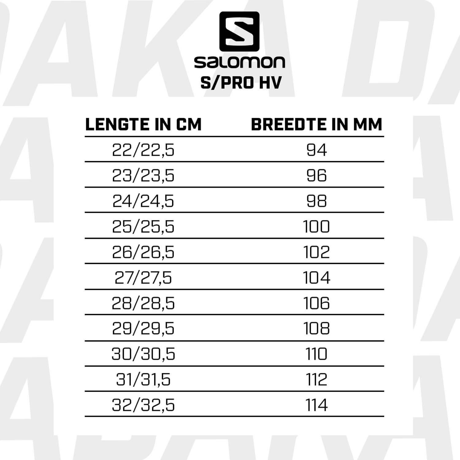Salomon S/Pro HV 100