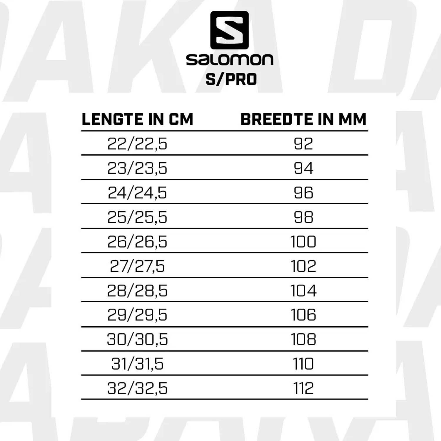 Salomon S/Pro MV 100