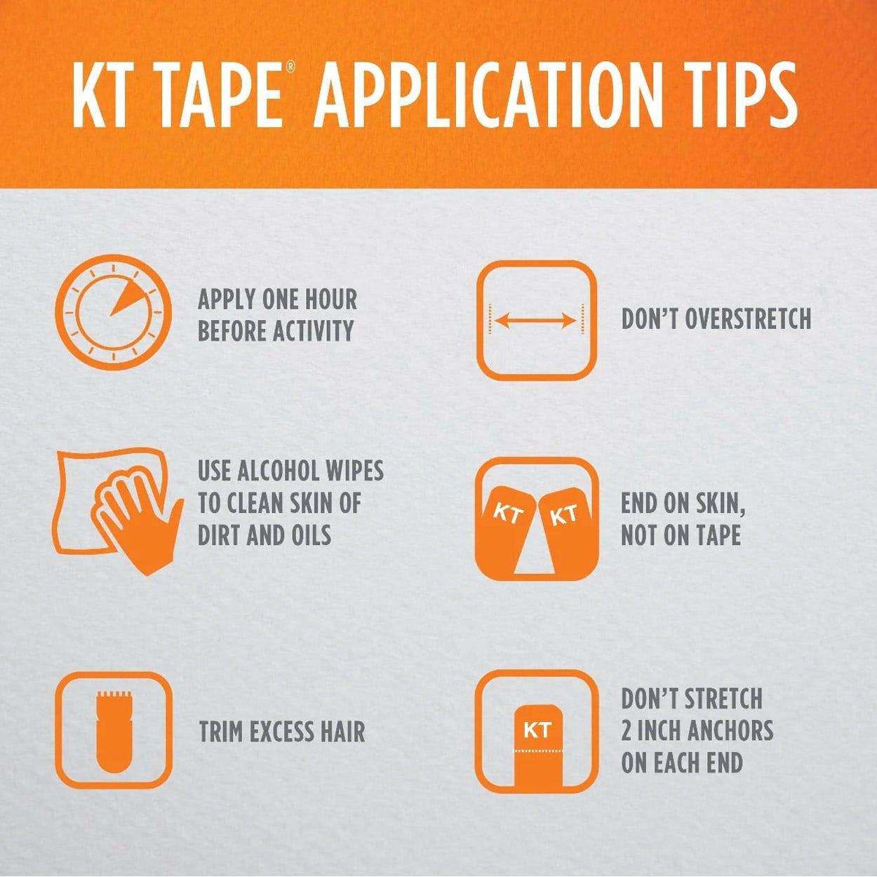 KT Tape Pro Tape Precut 20x25cm