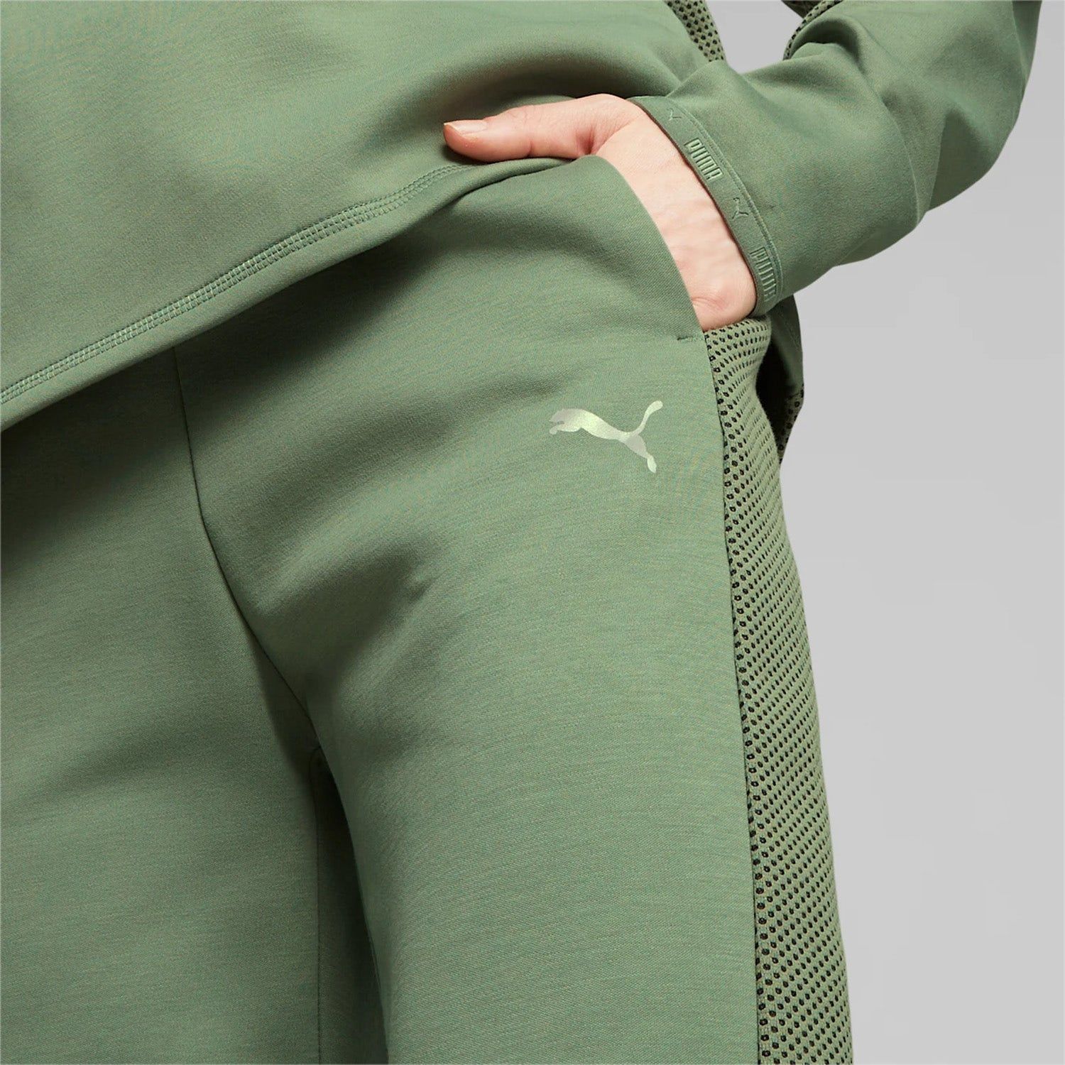 PUMA EVOSTRIPE broek met hoge taille