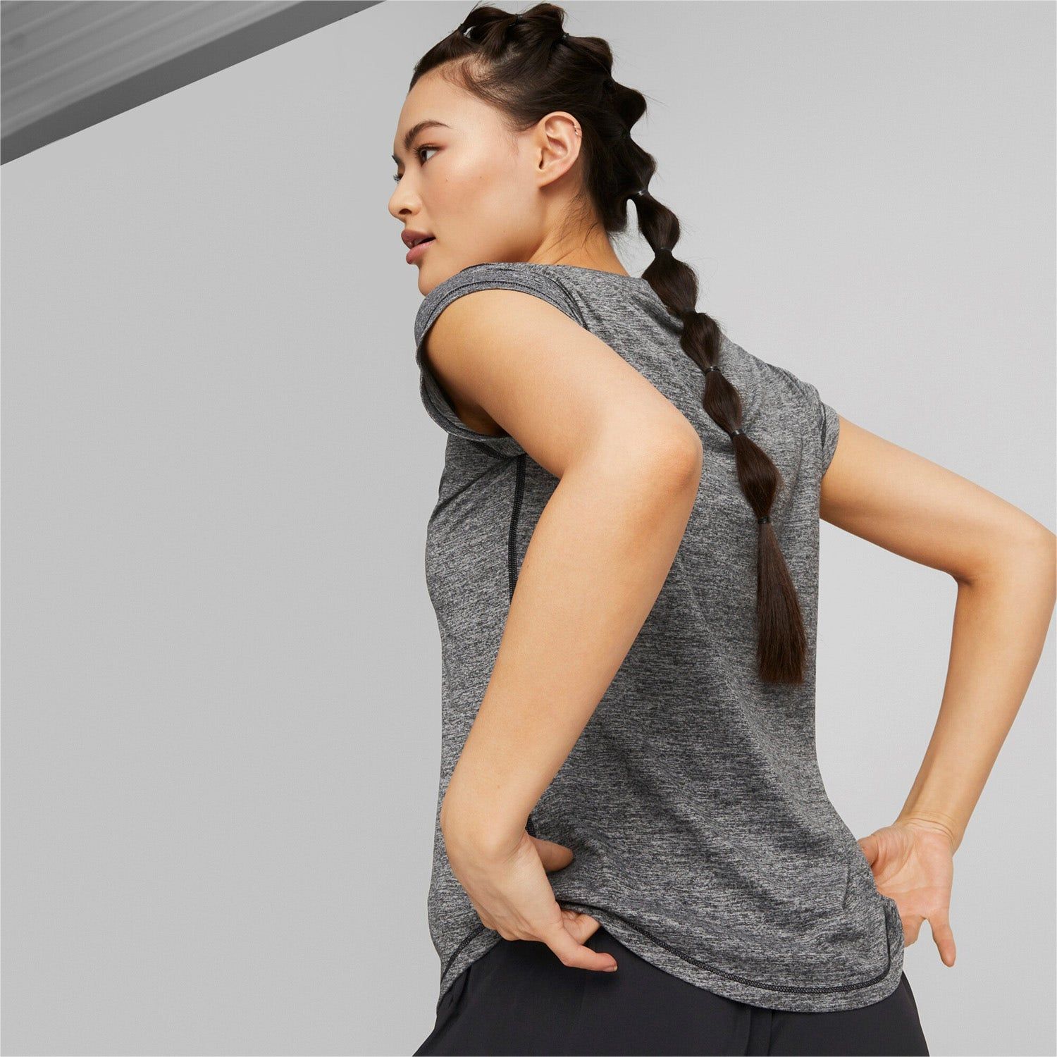 PUMA Train Favorite Heather Cat Tee Dames