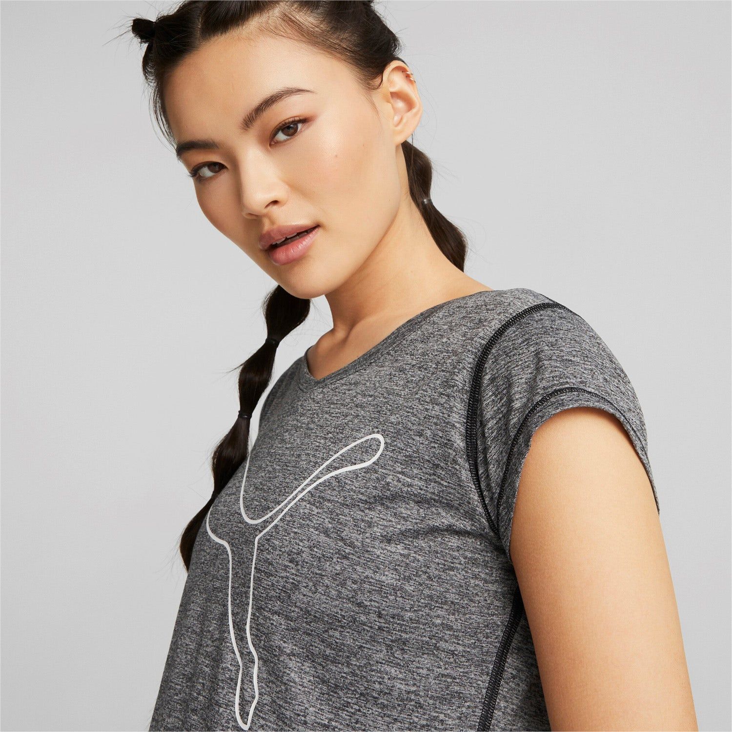 PUMA Train Favorite Heather Cat Tee Dames