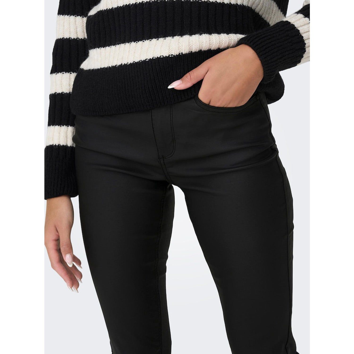 ONLY Blush Mid Waist Flared Coated