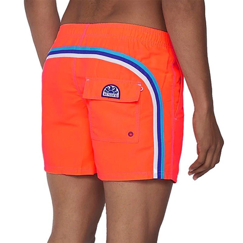 Sundek Stretch Waist Mid-Length Boardshort