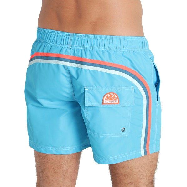 Sundek Stretch Waist Mid-Length Boardshort