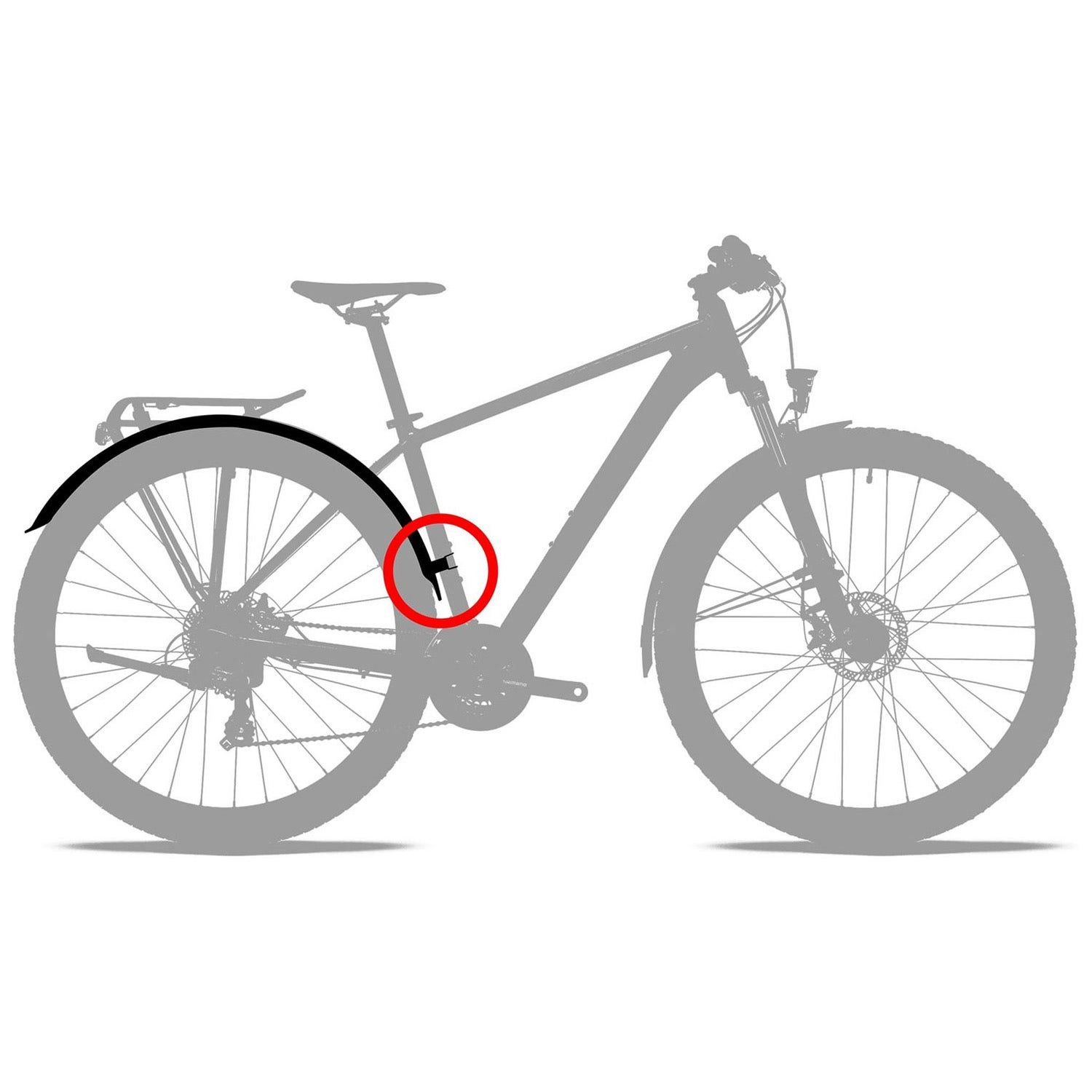Cube Acis Mudguard Set 65 29 Inch