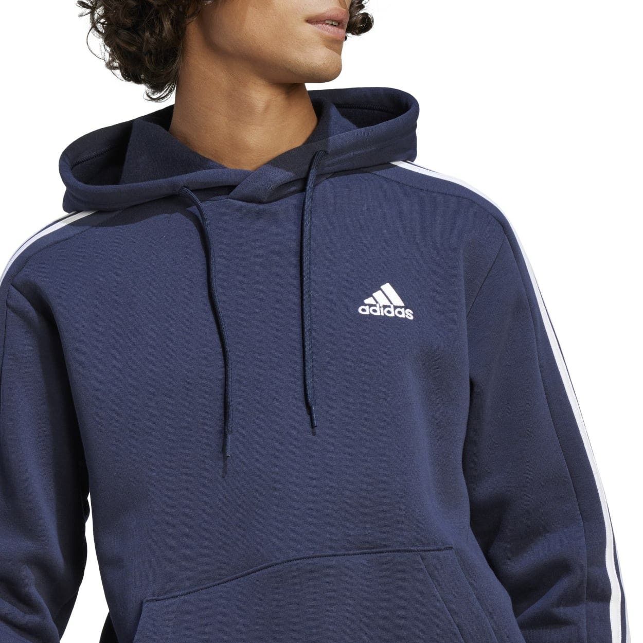 adidas 3-Stripes Hooded Fleece