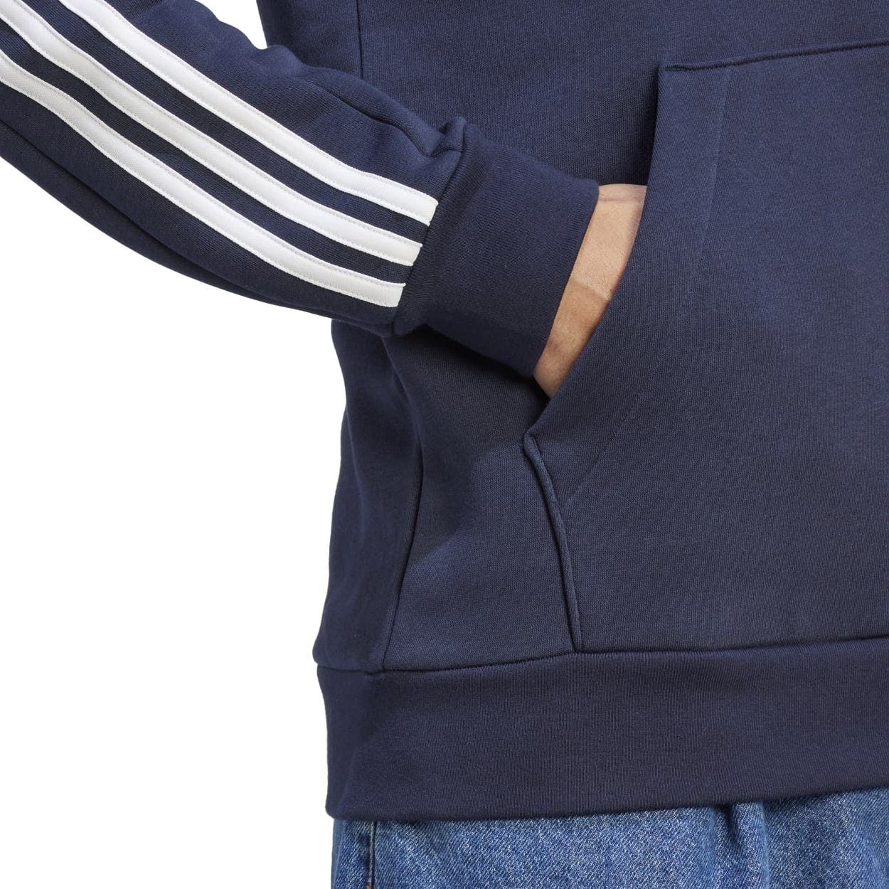 adidas 3-Stripes Hooded Fleece