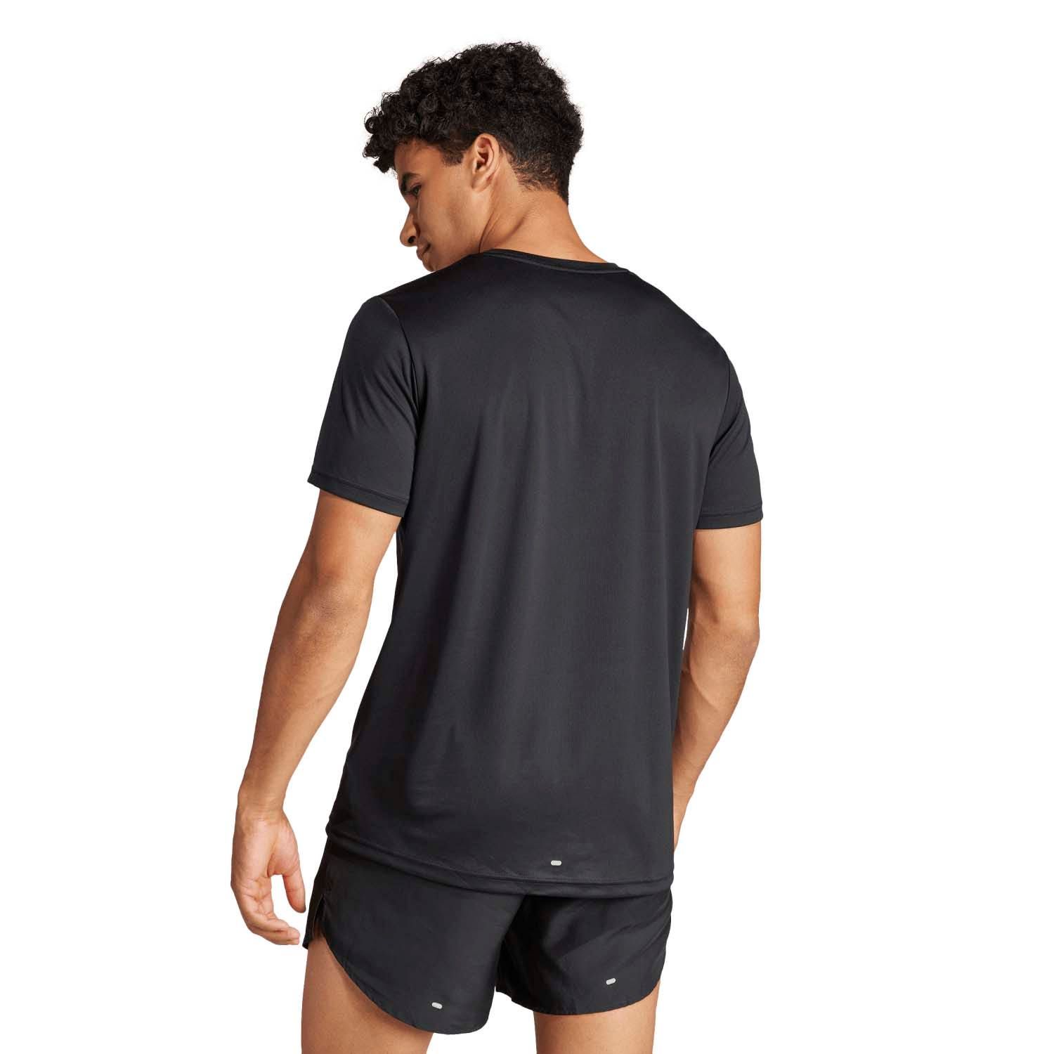 adidas  Run It Tee 3 Stripes Heren