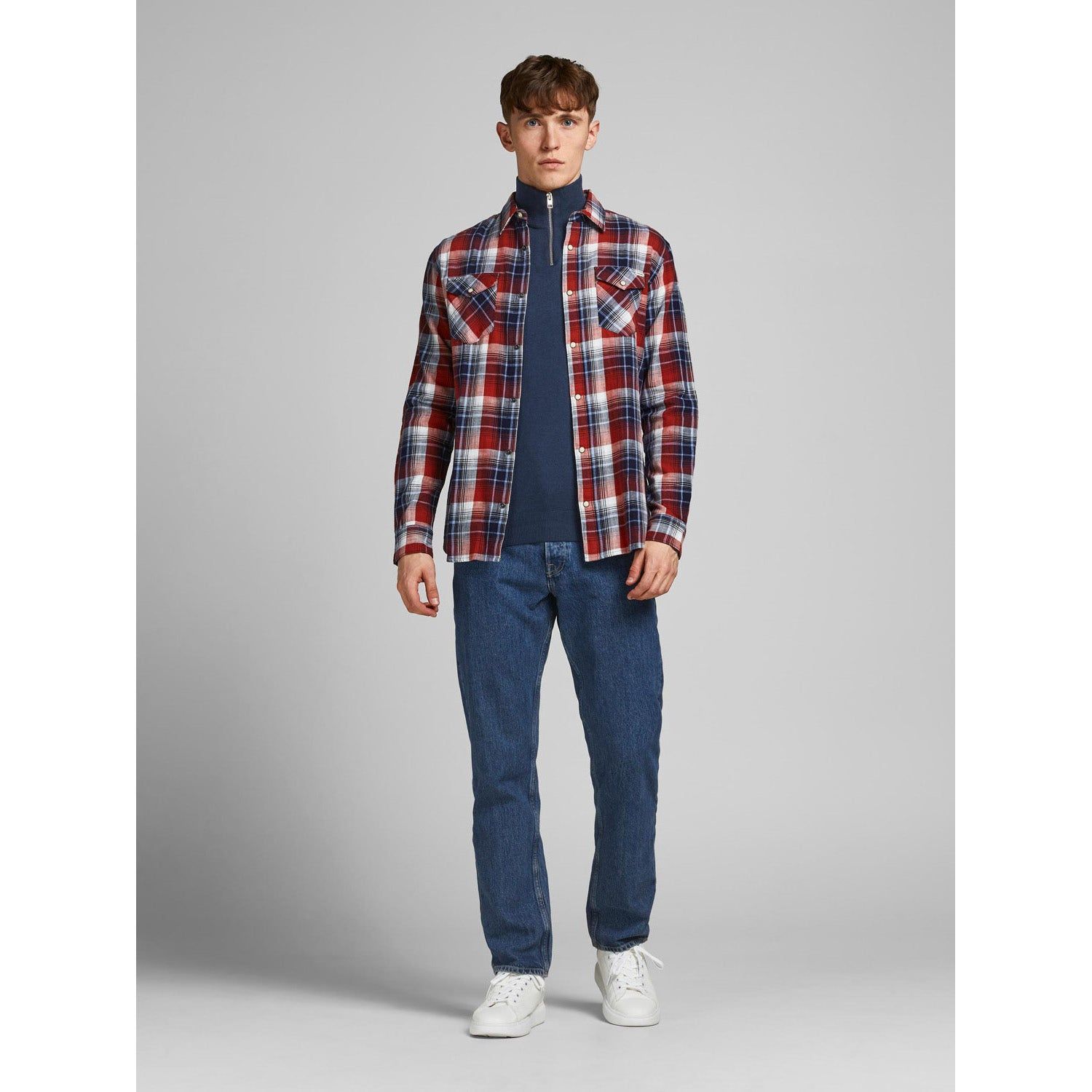 Jack & Jones Mil Knitwear Half Zipper