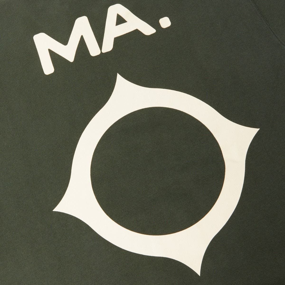 MA.STRUM Oversized Back Logo Print Sweat