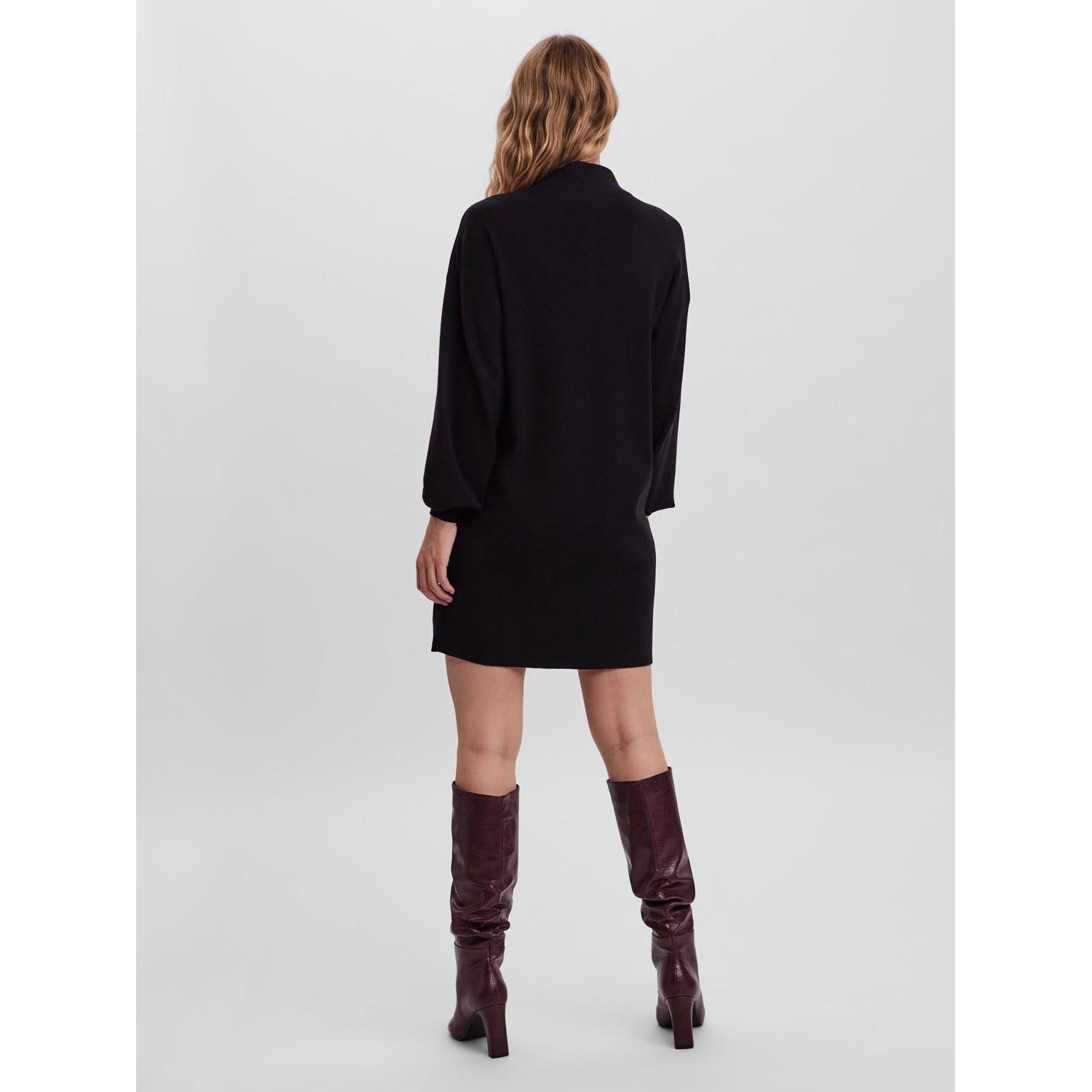 Vero Moda Nancy Long Sleeve Funnel Neck Dress