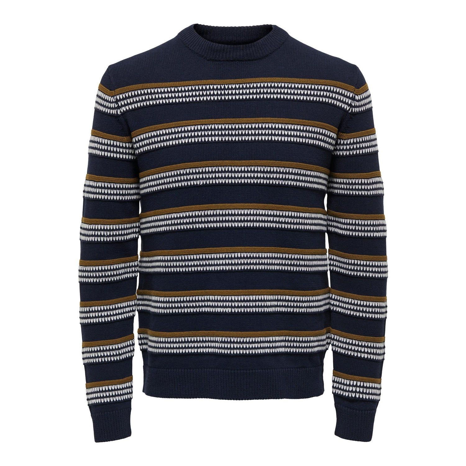 ONLY & Sons Port 7 Stripe Crew Knit