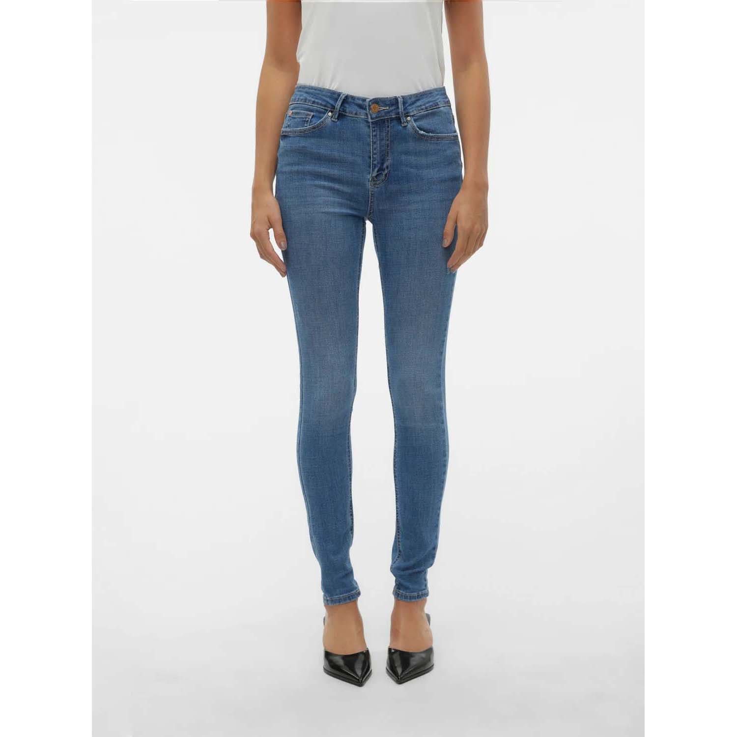 Vero Moda VMFLASH MR SKINNY JEANS LI347 GA NO