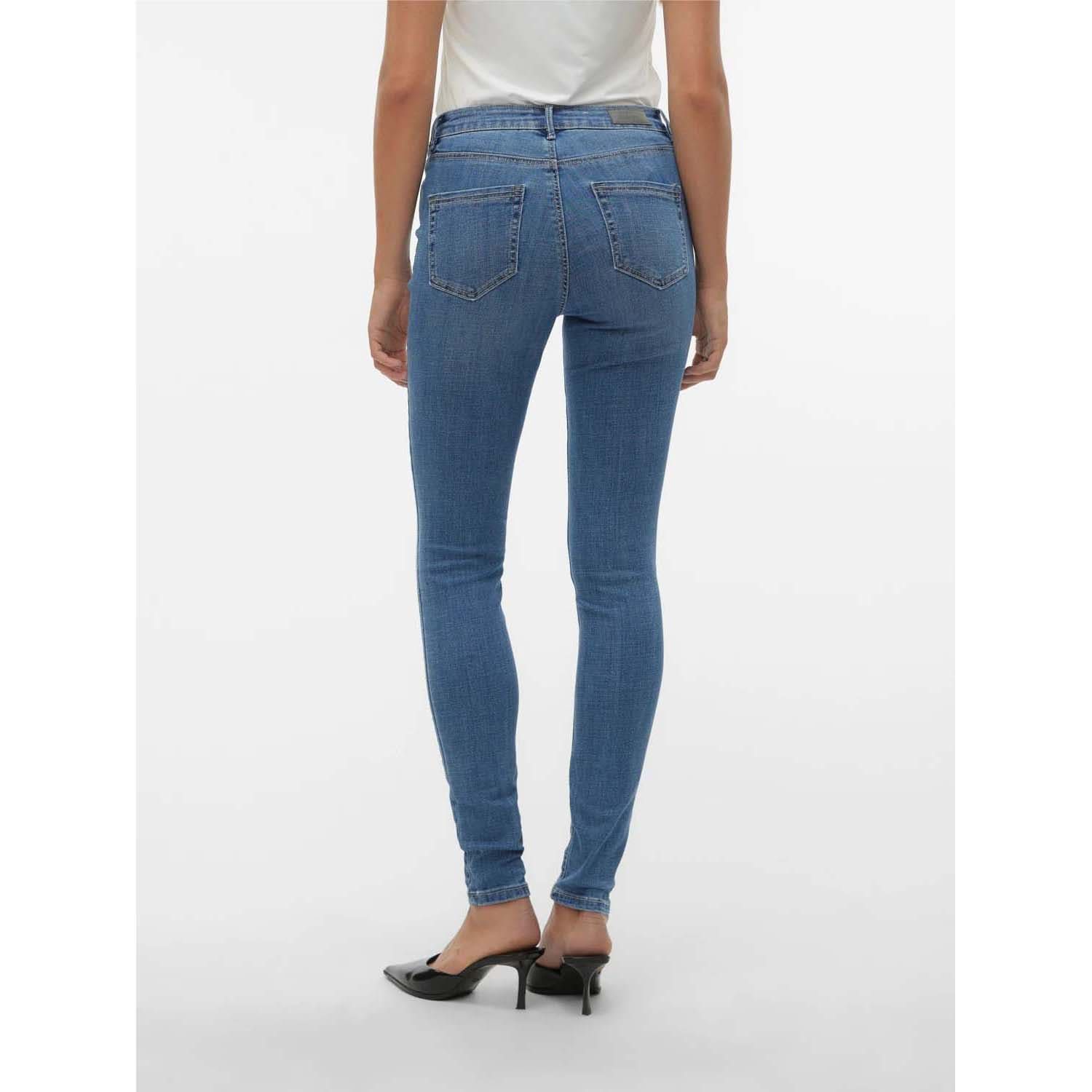 Vero Moda VMFLASH MR SKINNY JEANS LI347 GA NO