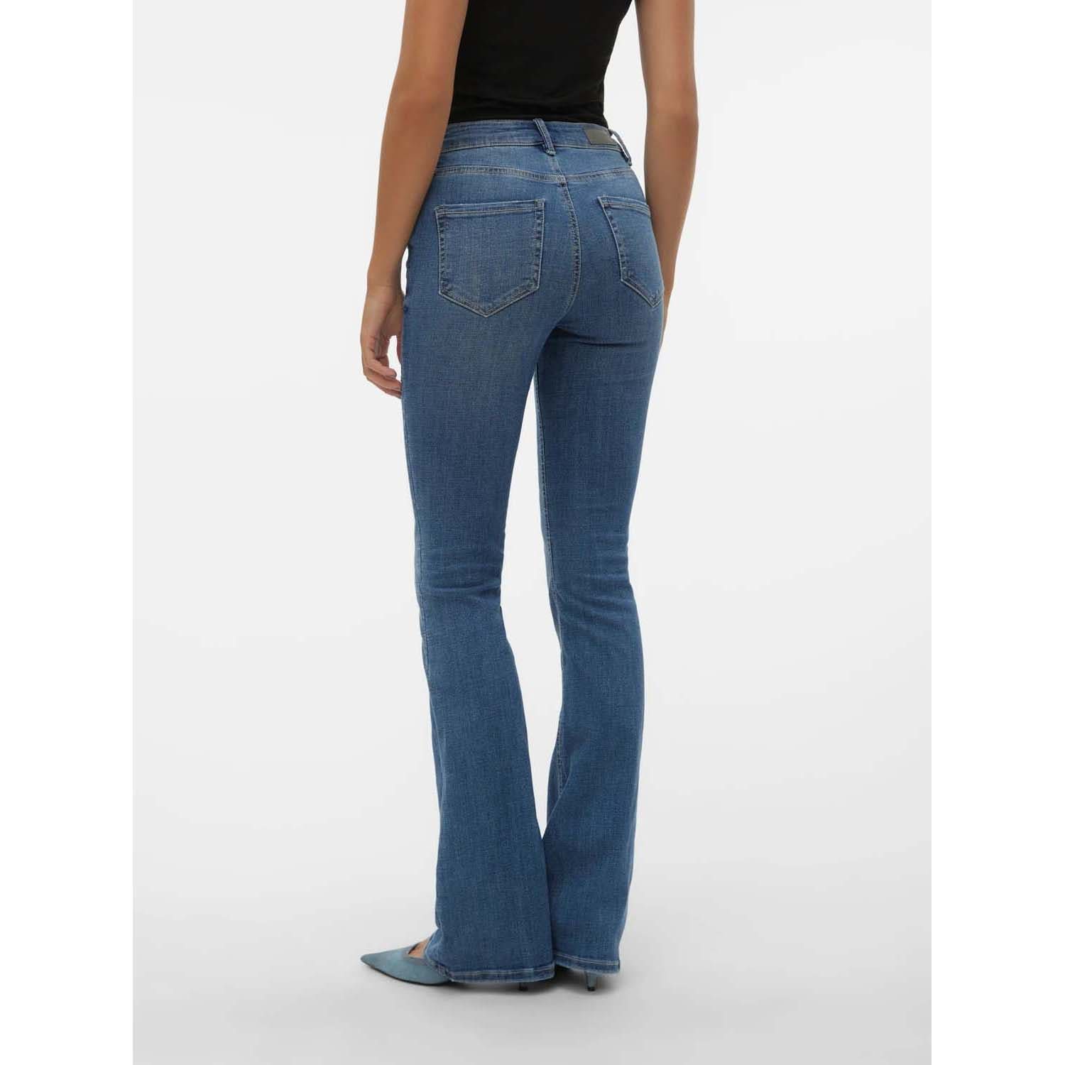 Vero Moda VMFLASH MR FLARED JEANS LI347 GA NO