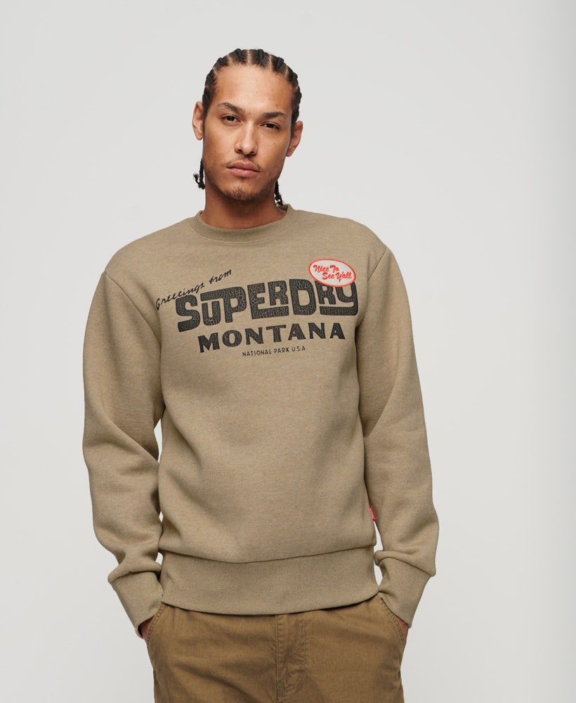 Superdry Travel Postcard Sweatshirt