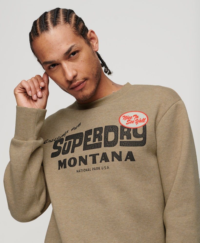 Superdry Travel Postcard Sweatshirt