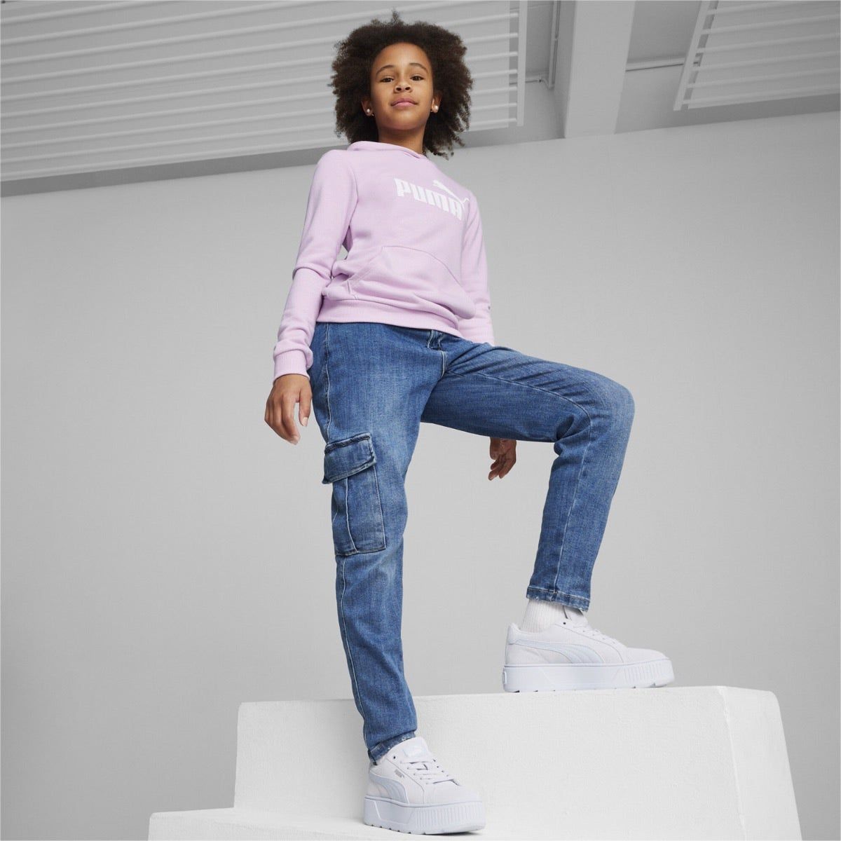 PUMA Essentials Logo Hoodie Kids